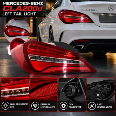 Mercedes-Benz CLA 200D Rear Tail Light ABS Plastic Left Side | 1 Piece