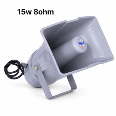 Ahuja SUH-15M 15W 8 Ohm PA Horn Siren Speaker – IP66 Weather Resistant Pack of 1