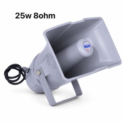 Ahuja SUH-25M 25W 8 Ohm PA Horn Siren Speaker – IP66 Weather Resistant Pack of 1