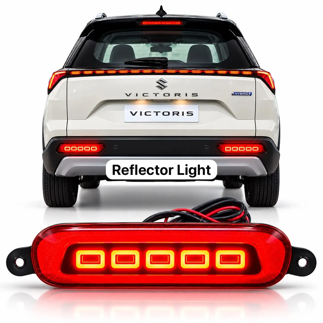 Victoris Rear Bumper Reflector Light