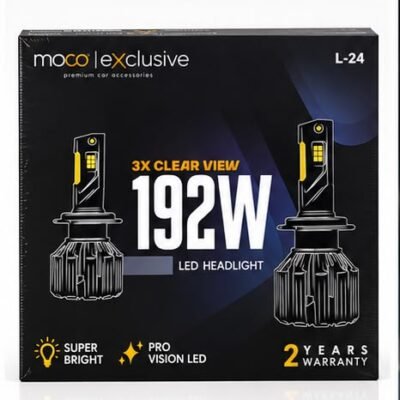 MOCO H4 192W LED Headlight Bulb High/Low Beam 23000LM 6000K Cool White | 2-Year Warranty