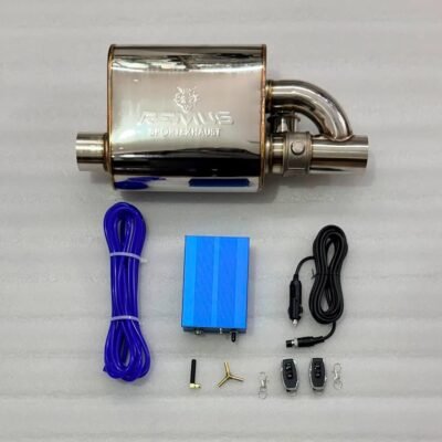 Remus Single Pipe Valvetronic Loud Exhaust With Vaccum Kit – Premium 2 Wireless Remotes for All Cars | JUSTMOD