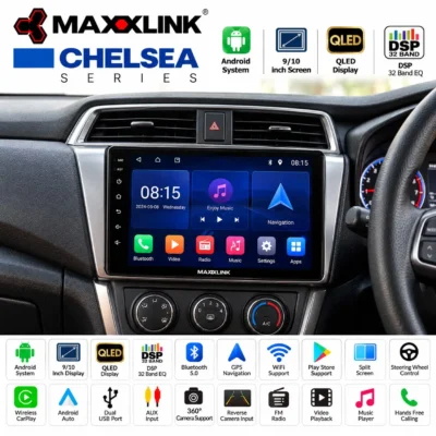 Maxxlink Chelsea Series 12 Inch Stereo with 2GB RAM & 32GB Storage with 1 year warranty