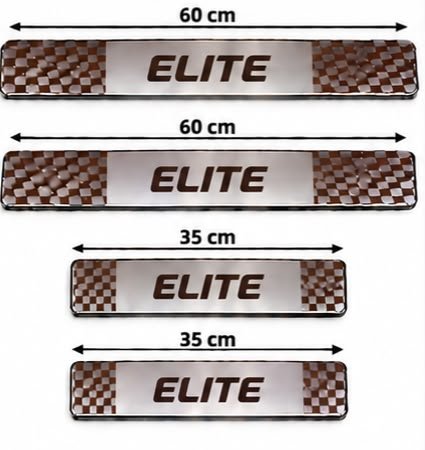 Elite Car Door Steel Welcome Sill Plate