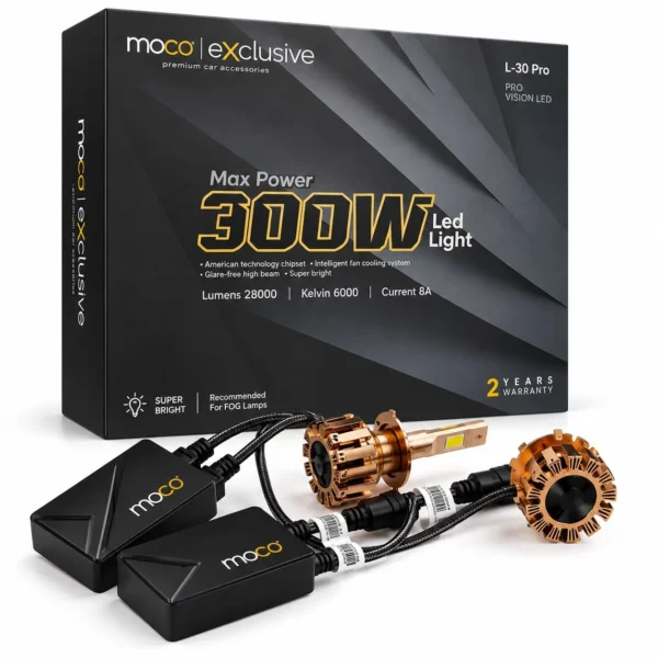MOCO H4 300W LED Headlight Bulb