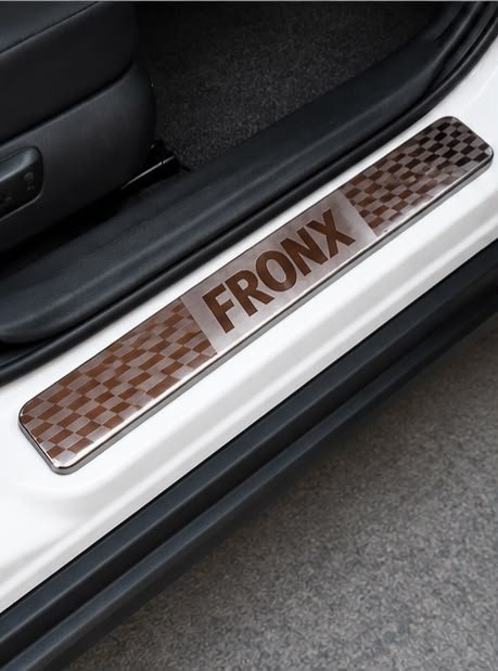Fronx Car Door Steel Welcome Sill Plate