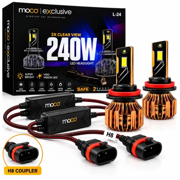 MOCO H8 240W LED Fog Light Bulb