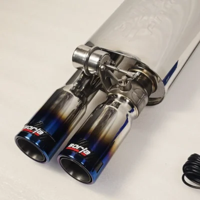 Borla Dual Tip Valvetronic Exhaust With Vacuum Kit – Premium Titanium Double Tip Exhaust for Cars | JUSTMOD