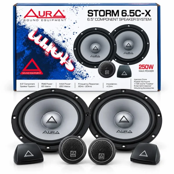Aura Storm 6.5C-X 6.5-Inch Component Speaker