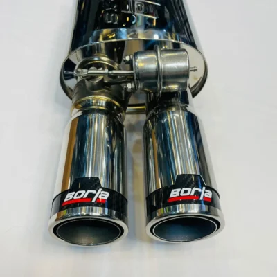 Borla Dual Tip Valvetronic Exhaust With Vacuum Kit – Premium Carbon Double Tip Exhaust for Cars | JUSTMOD