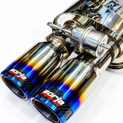 Borla Dual Tip Valvetronic Exhaust With Vacuum Kit – Premium Titanium Double Tip Exhaust for Cars | JUSTMOD